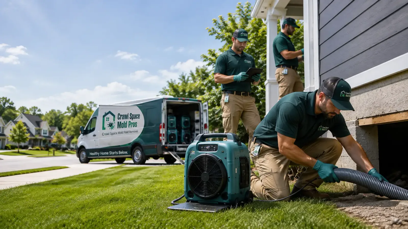 Crawl Space Mold Removal in Lebanon, KS